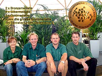 Das Team wurde mit 2 Goldmedaillen, einer Großen Goldmedaille, 4 Silber- und 2 Bronzemedaillen ausgezeichnet